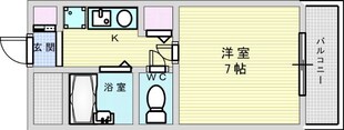 フローライト関大前の物件間取画像